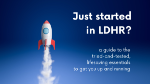 just started in LDHR (blog)